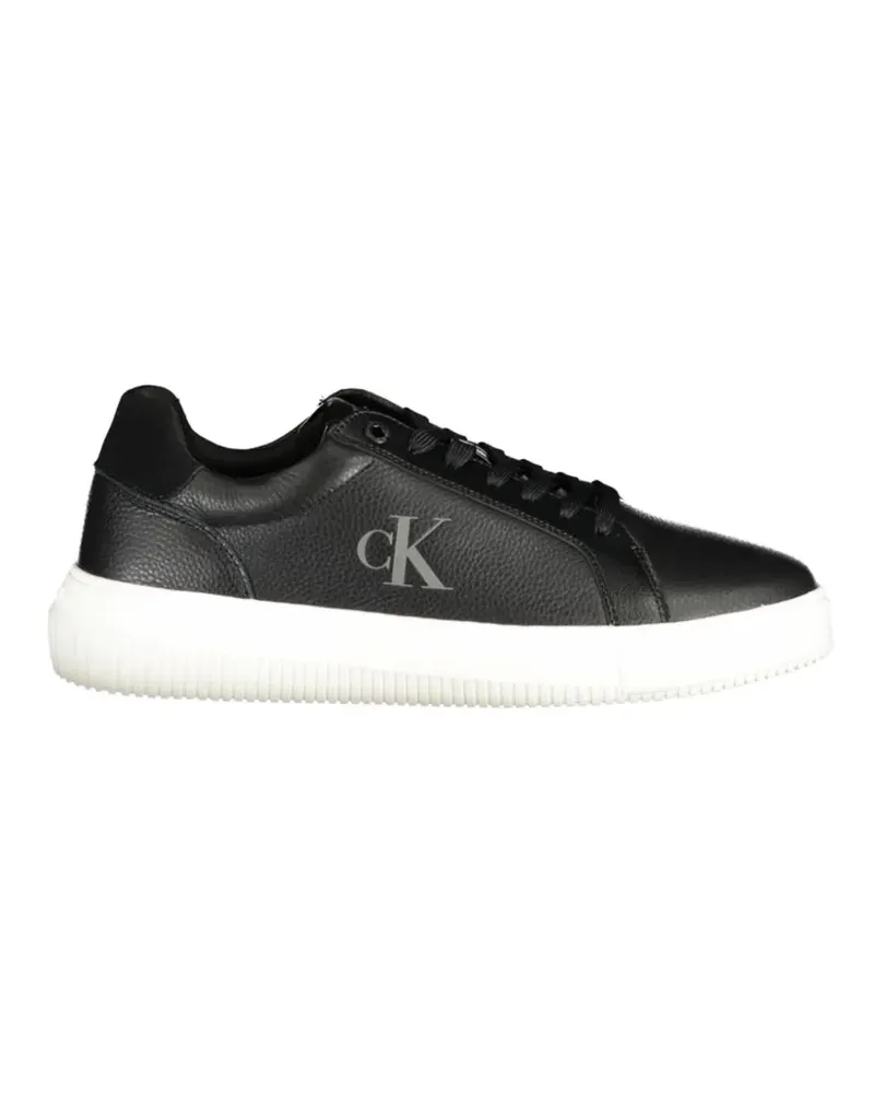 Calvin Klein logo-embossed sneakers - Schwarz Schwarz