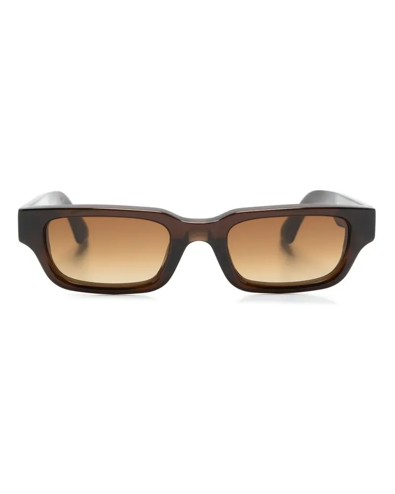 CHIMI 10 Sonnenbrille mit eckigem Gestell - Braun Braun