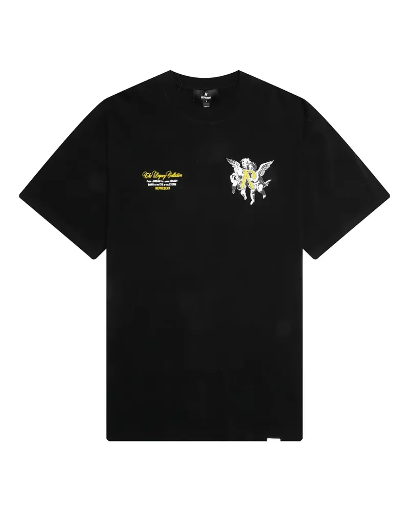 REPRESENT Legacy Cherubs T-Shirt - Schwarz Schwarz