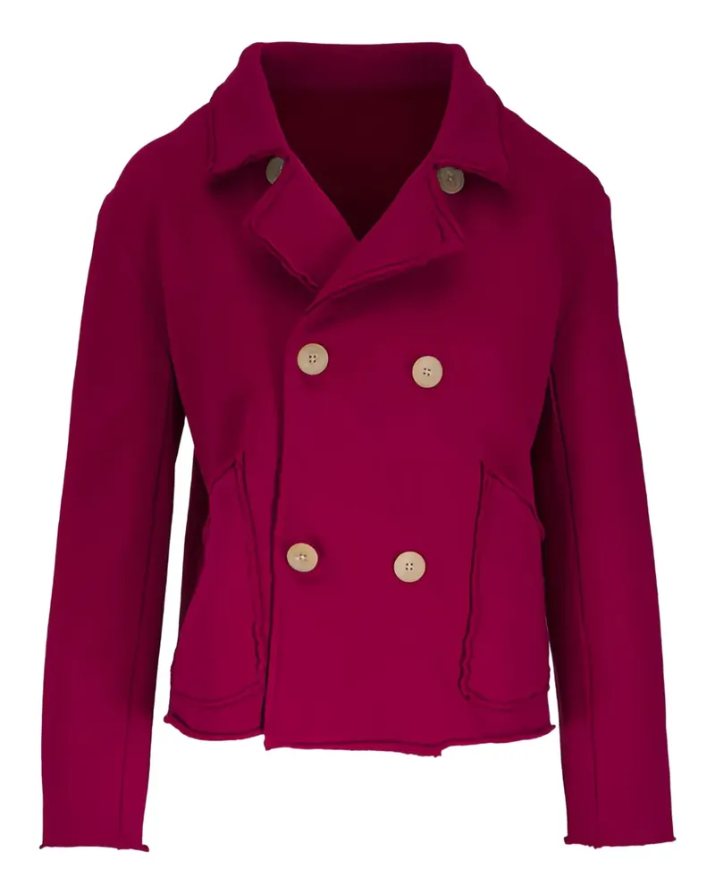 Frank & Eileen Doppelreihige Belfast Cropped-Jacke - Rot Rot