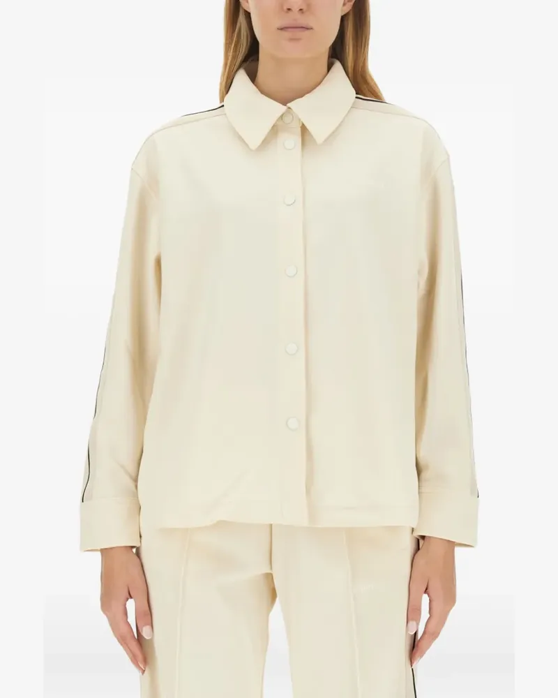 Palm Angels stripe-detail shirt - Nude Nude