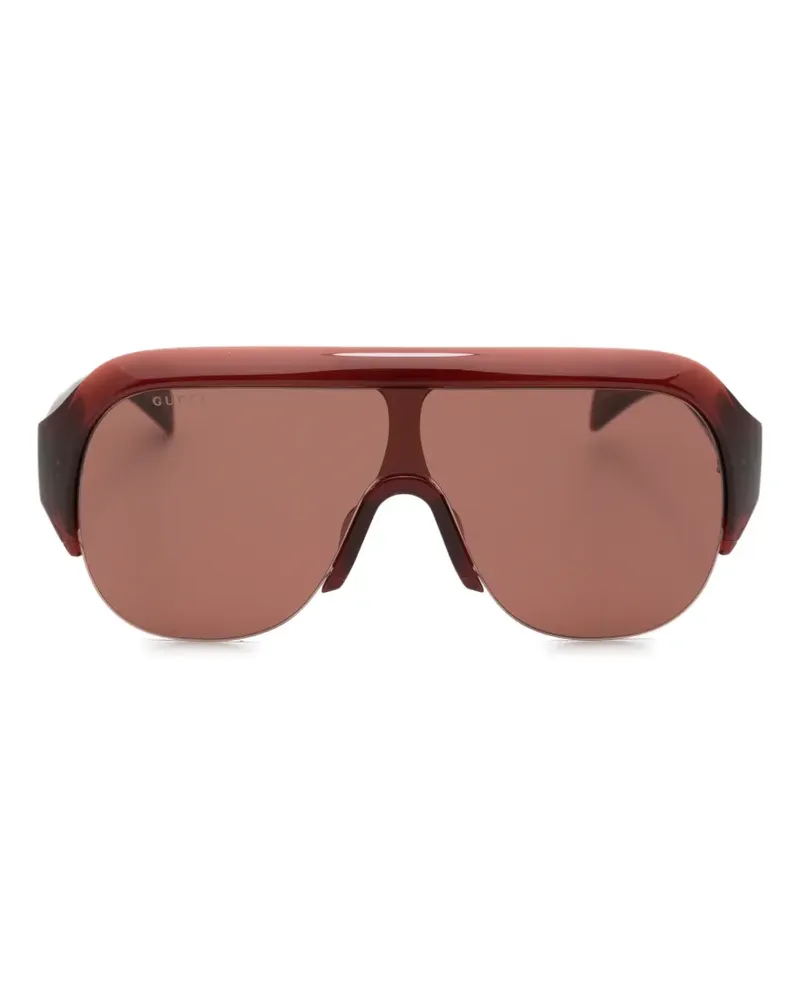 Gucci oversized-frame sunglasses - Rot Rot