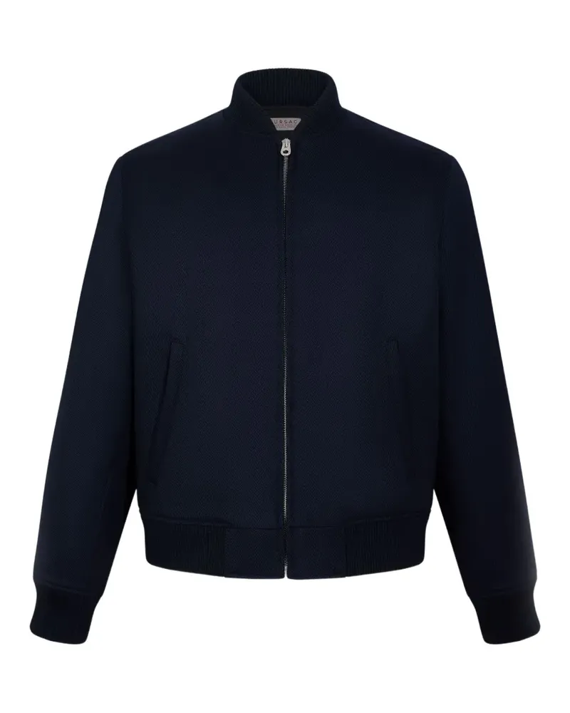FURSAC Jacke mit geripptem Saum - Blau Blau