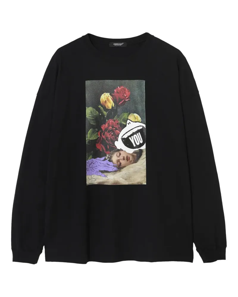 Undercover Sweatshirt mit grafischem Print - Schwarz Schwarz