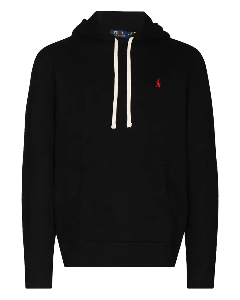 Ralph Lauren Hoodie mit Logo-Stickerei - Schwarz Schwarz