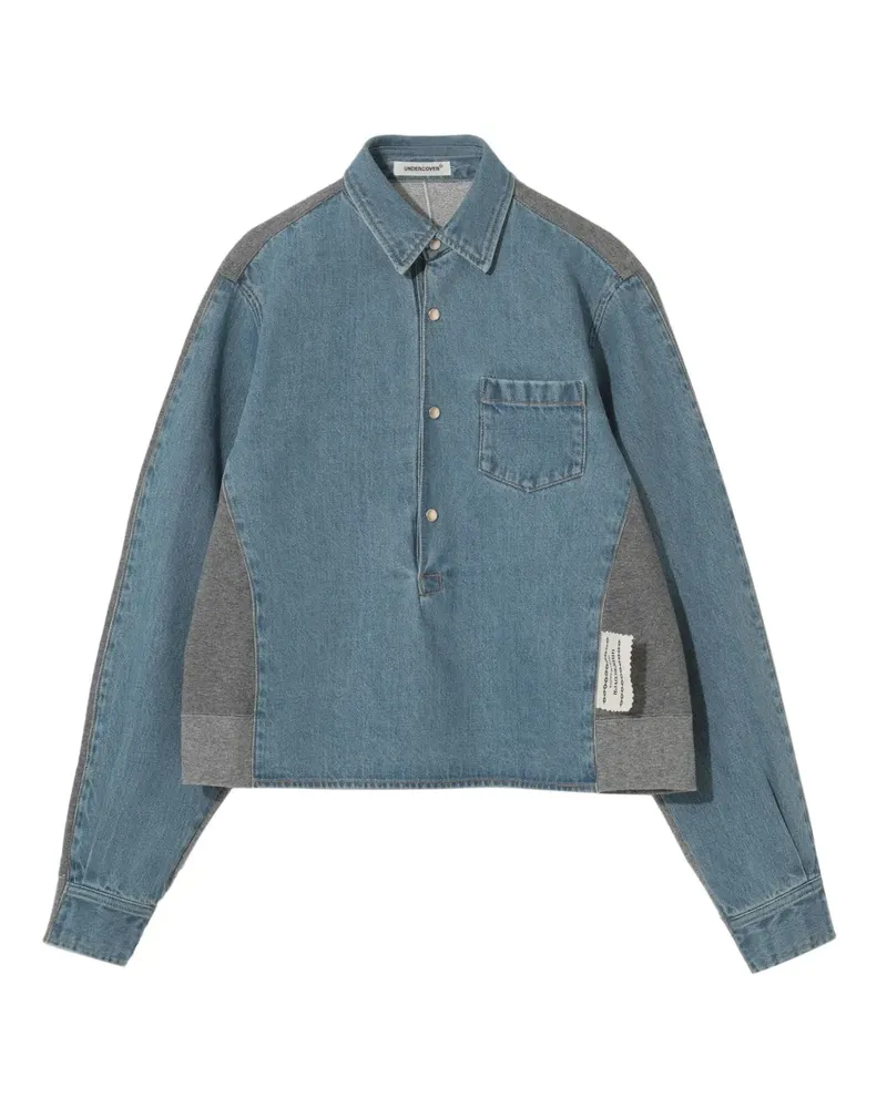 Undercover Oberteil mit Druckknöpfen - Blau Blau