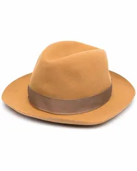 Borsalino Klassischer Fedora Braun