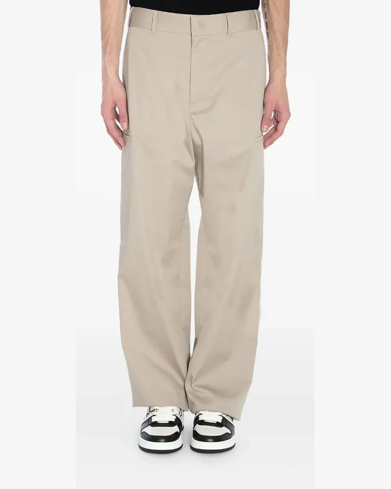 Fendi Hose mit geradem Bein - Nude Nude