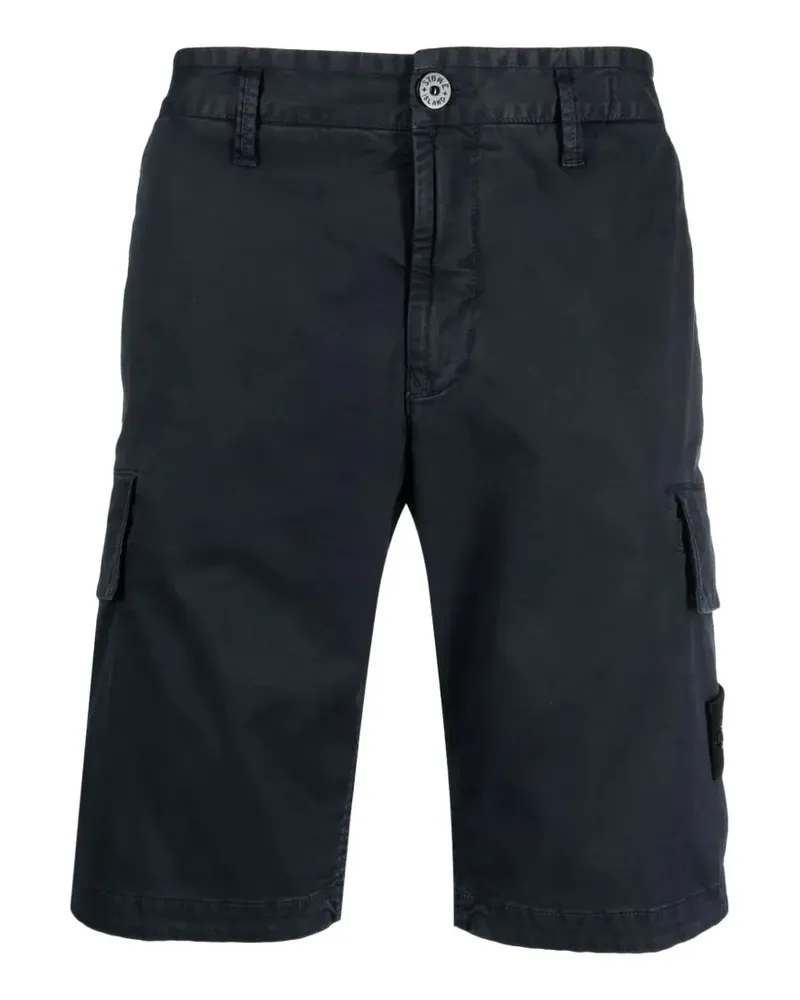 Stone Island cargo pocket shorts - Blau Blau