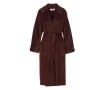 Trenchcoat aus Wolle - Braun