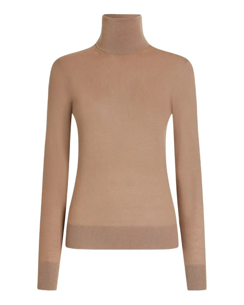 Dolce & Gabbana Rollkragenpullover aus Kaschmir - Braun Braun