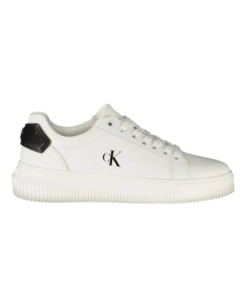 Calvin Klein leather sneakers - Weiß Weiß