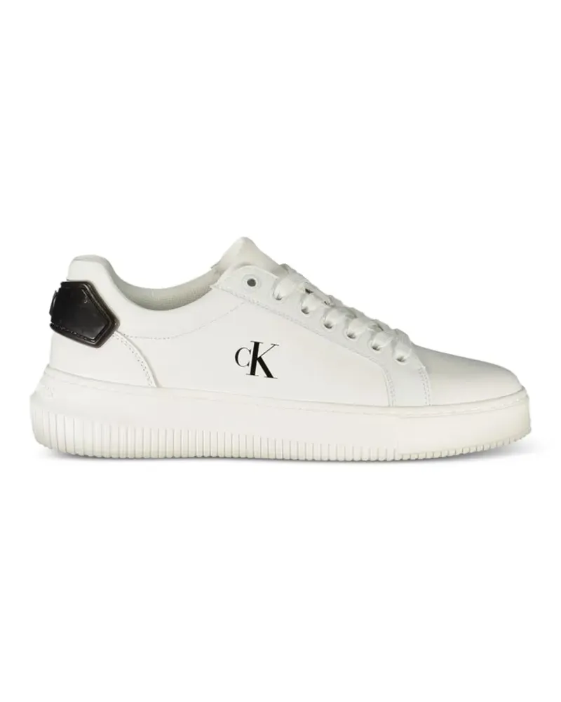 Calvin Klein leather sneakers - Weiß Weiß