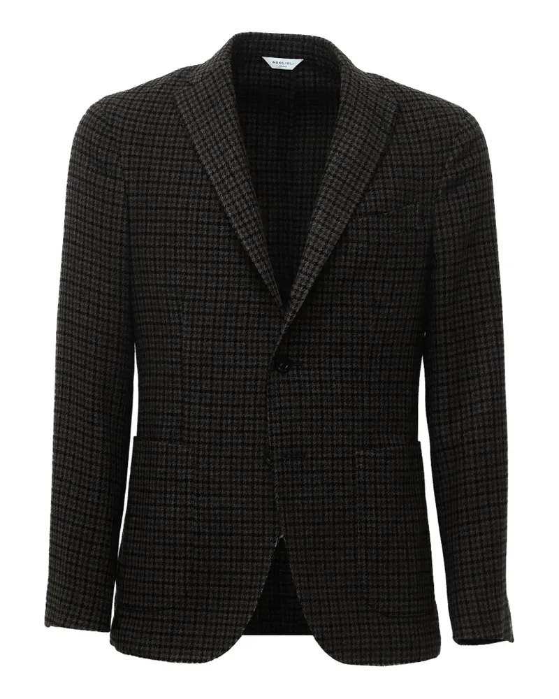 Boglioli K-Jacket checked blazer - Braun Braun