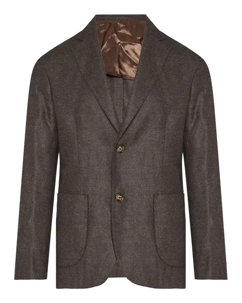 BARBA single-breasted blazer - Braun Braun