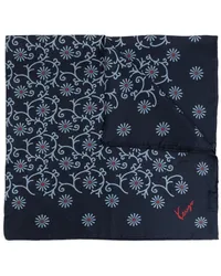 Kenzo Schal mit Blumen-Print Blau