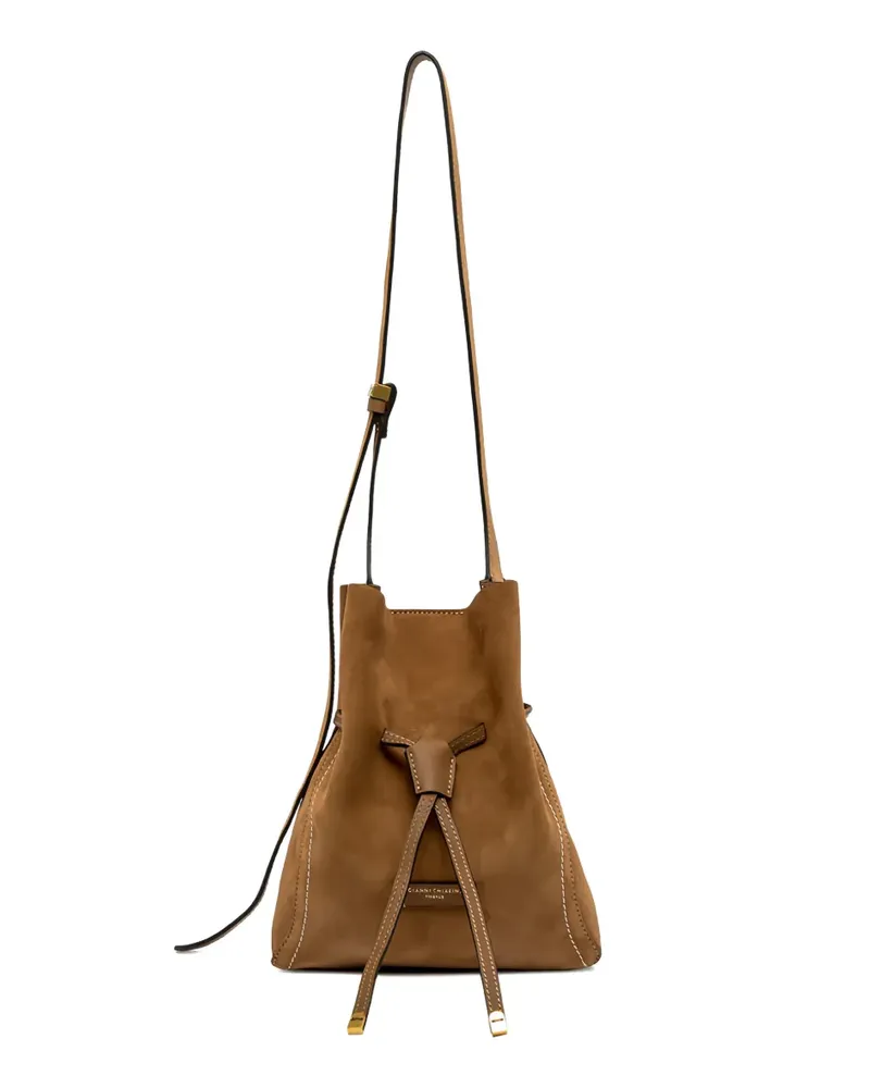 Gianni Chiarini Sienna drawstring cross body bag - Braun Braun