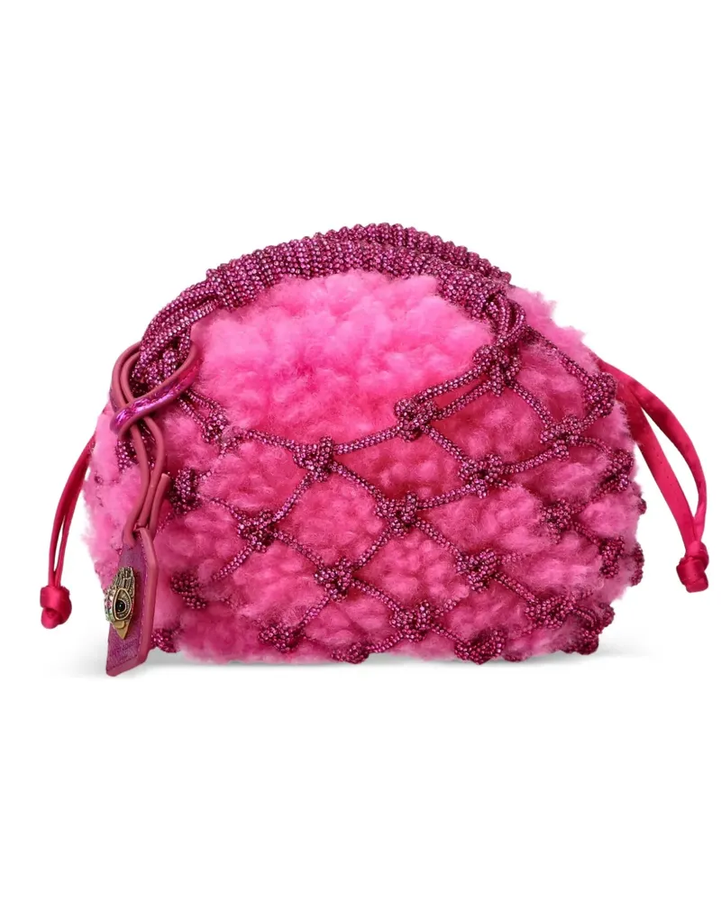 Kurt Geiger Kleiner Macrame Crystal Shopper - Rosa Rosa