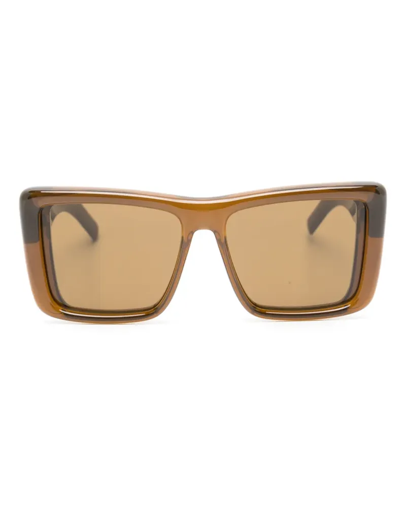 Saint Laurent SL 900 HOWL Sonnenbrille mit eckigem Gestell - Braun Braun