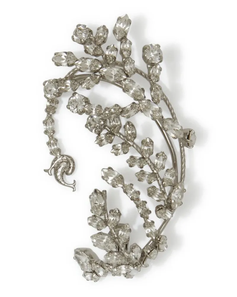 Emilio Pucci Ear Cuff mit Kristallen - Silber Silber