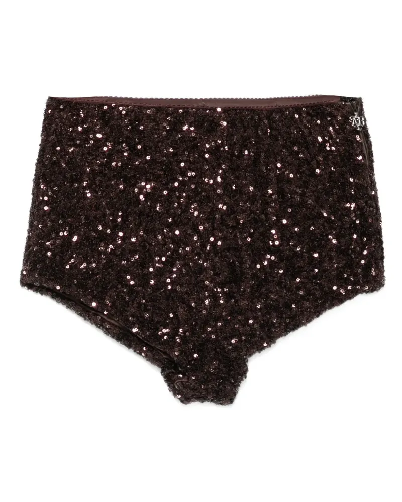 Aniye By Minishorts mit Pailletten - Braun Braun