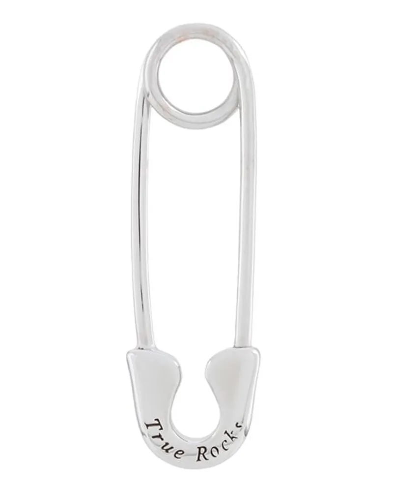 True Rocks Ohrstecker im Sicherheitsnadel-Design Silber