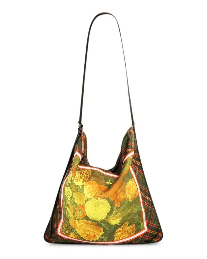 Dries van Noten Große Schaltasche - Grün Grün