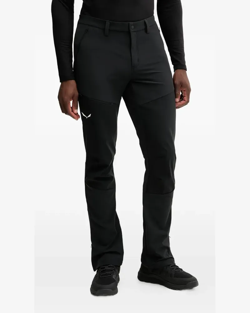 Salewa Sporthose mit Reißverschluss - Schwarz Schwarz