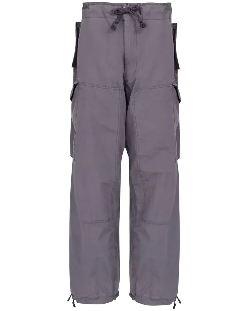 Maison Margiela Jogginghose mit Logo aus vier Nähten - Grau Grau