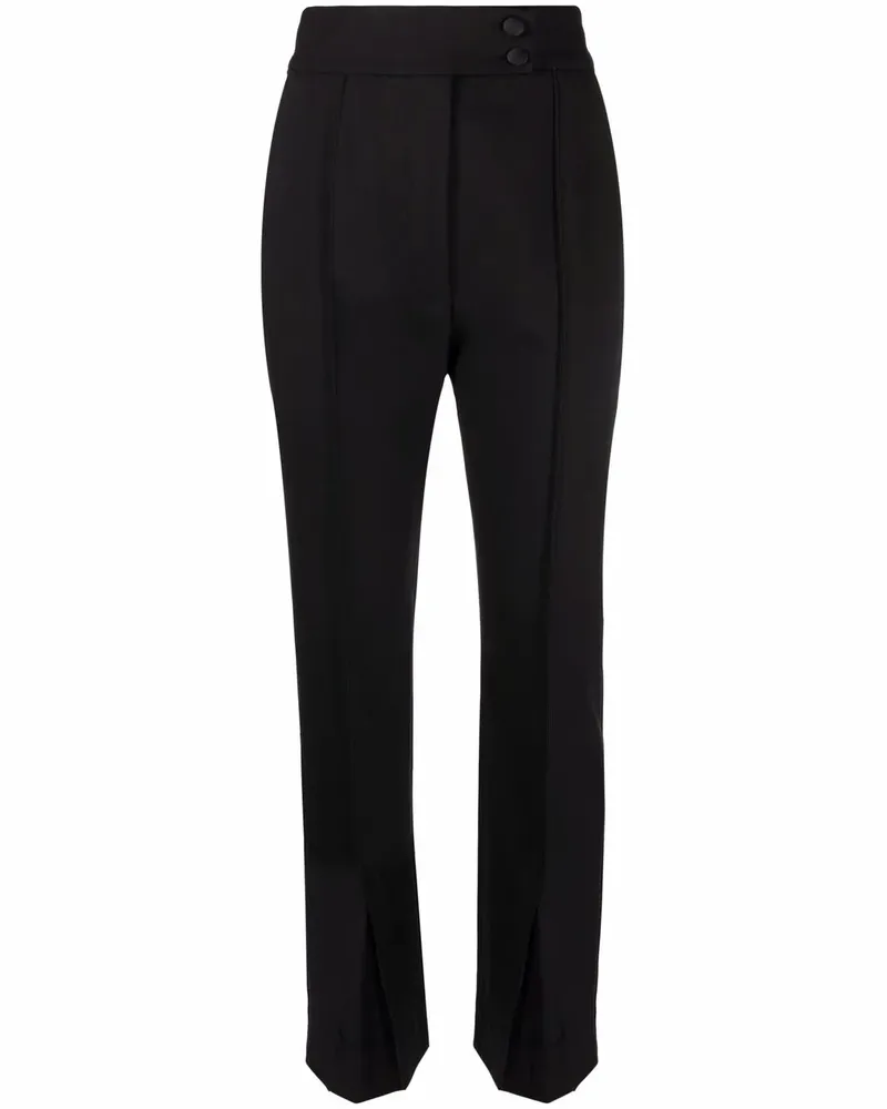 Dolce & Gabbana Hose mit hohem Bund - Schwarz Schwarz