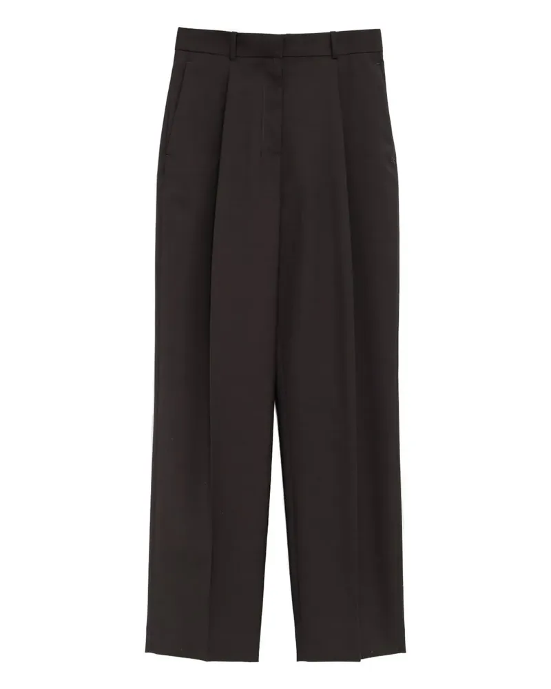 The Row Plissierte Hose - Braun Braun