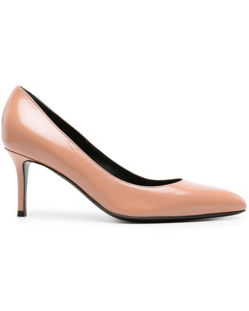 Giuseppe Zanotti Pumps aus Lackleder 75mm - Braun Braun