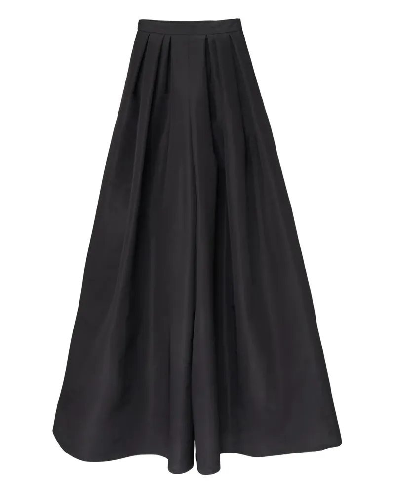 Carolina Herrera New York Plissierte Palazzohose - Schwarz Schwarz