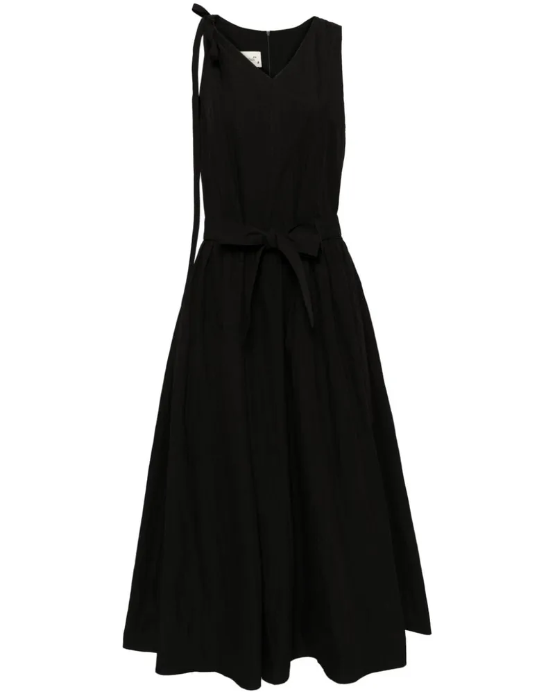 Bambah Hemdkleid aus Popeline - Schwarz Schwarz