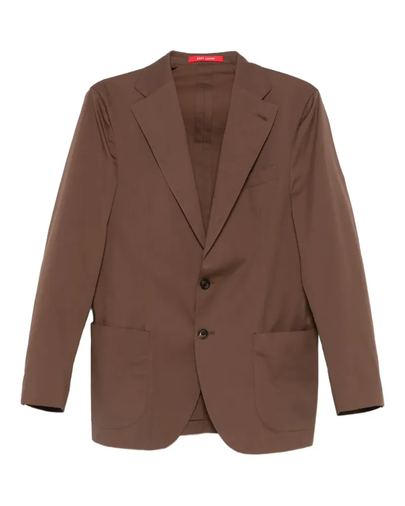 Bagnoli Sartoria Napoli button-fastening jacket - Braun Braun