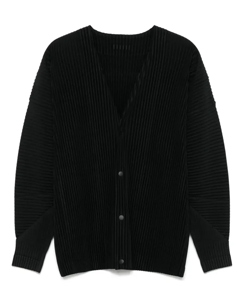 Issey Miyake Hemd mit Falten - Schwarz Schwarz