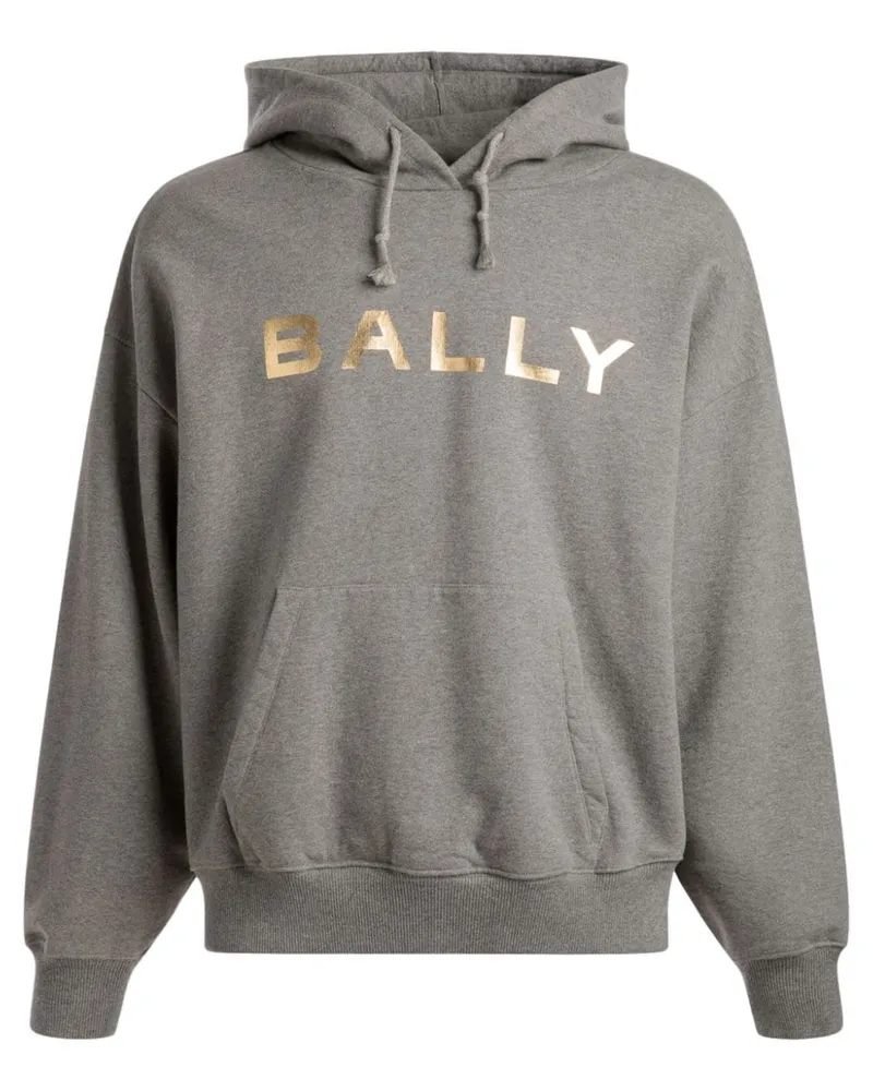 Bally Hoodie mit Logo-Print - Grau Grau