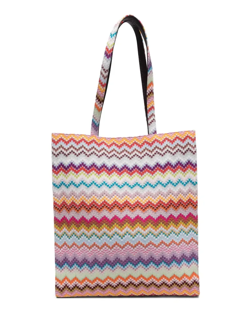 Missoni Schultertasche mit Zickzackmuster - Rosa Rosa