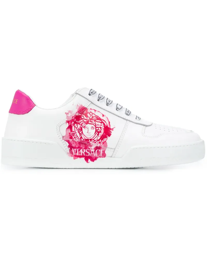 Versace Sneakers mit Medusa - Weiß Weiß