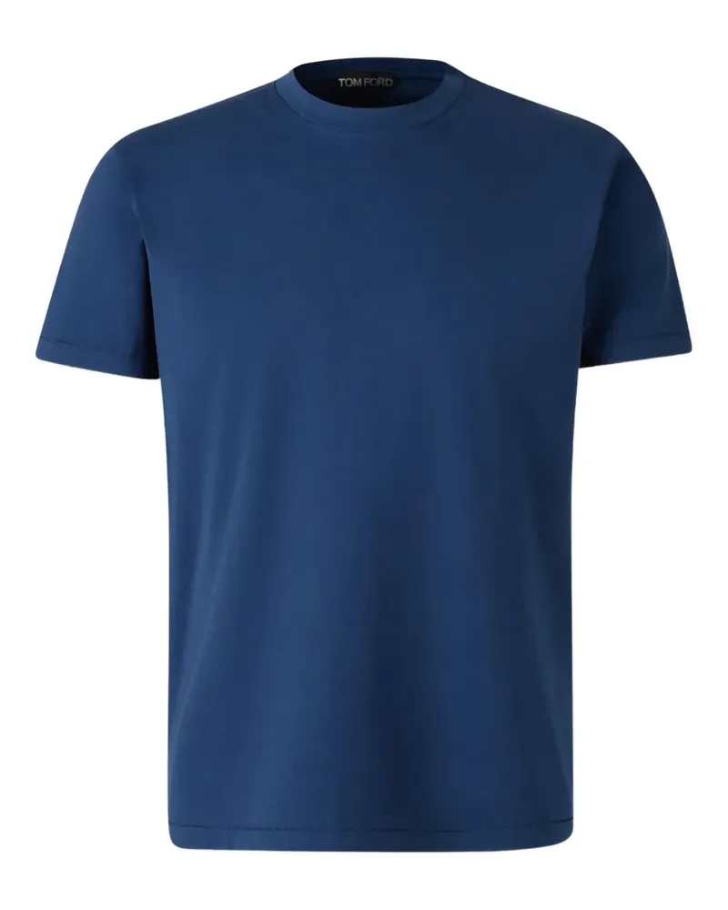 Tom Ford T-Shirt mit Rundhalsausschnitt - Blau Blau