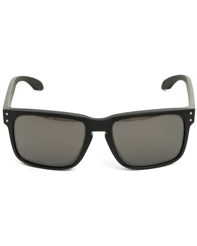 Oakley Eckige Holbrook Sonnenbrille - Schwarz Schwarz