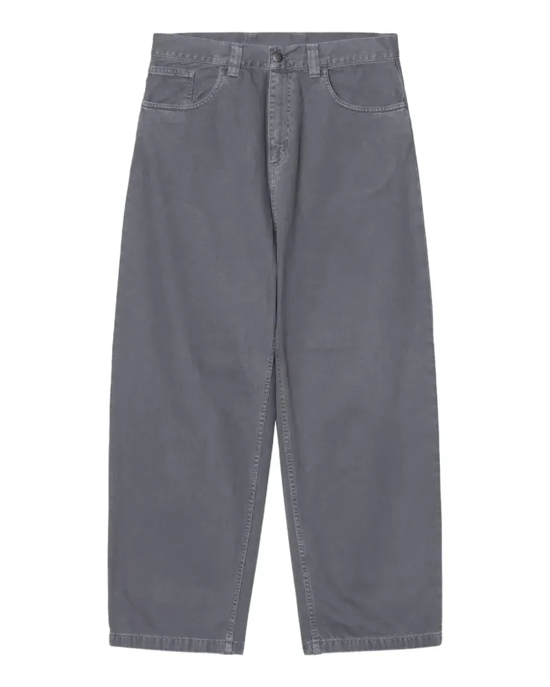 Carhartt WIP Brandon Jeans mit Logo-Patch - Grau Grau