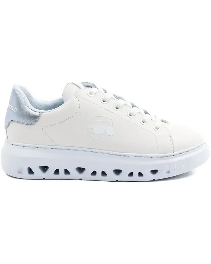 Karl Lagerfeld Sneakers mit Logo-Stickerei - Weiß Weiß