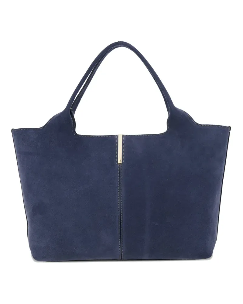 TOD'S EBR Tote Bag mit Metalldetail - Blau Blau