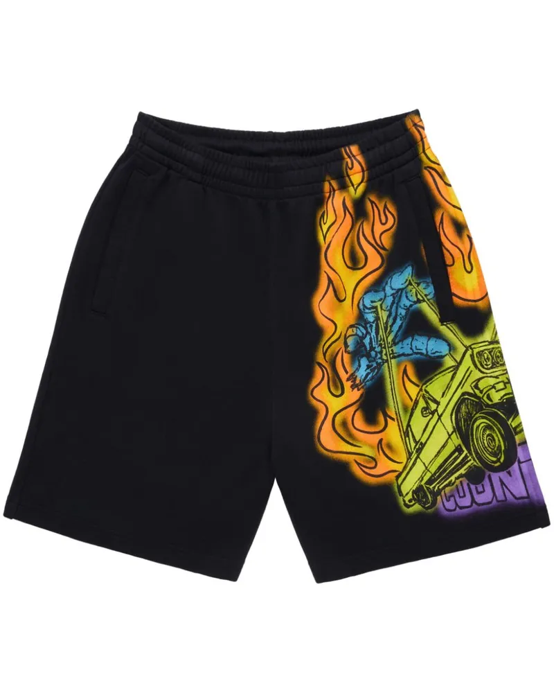 Marcelo Burlon | County of Milan County Flame Shorts - Schwarz Schwarz