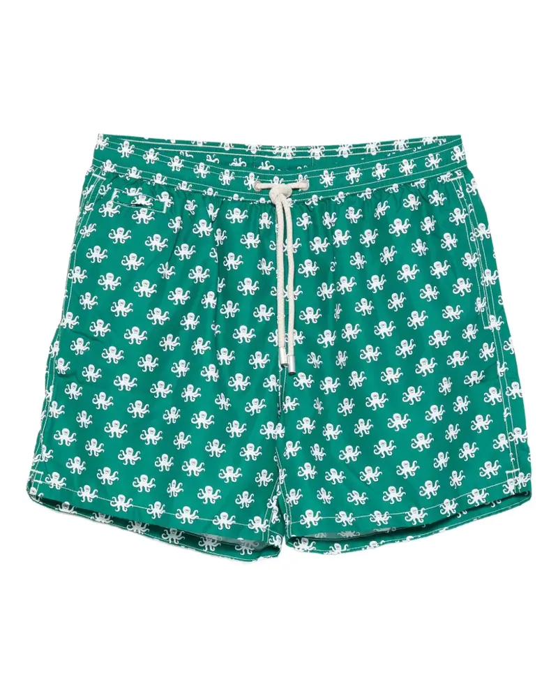 MC2 Saint Barth Lighting Micro Fantasy octopus-print swim shorts - Grün Grün