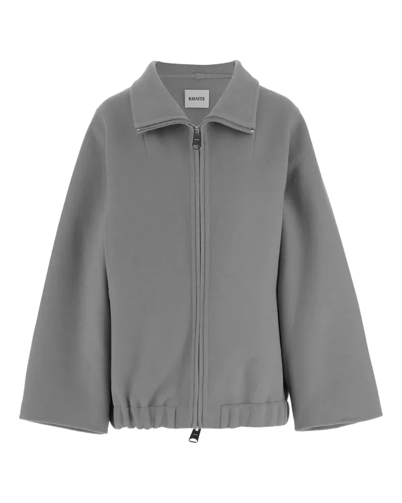 KHAITE zip-up bomber jacket - Grau Grau