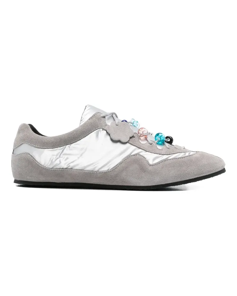 Cecilie Bahnsen Blaise embellished sneakers - Grau Grau