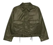 Wendbare Jacke mit Logo-Schild - Grün