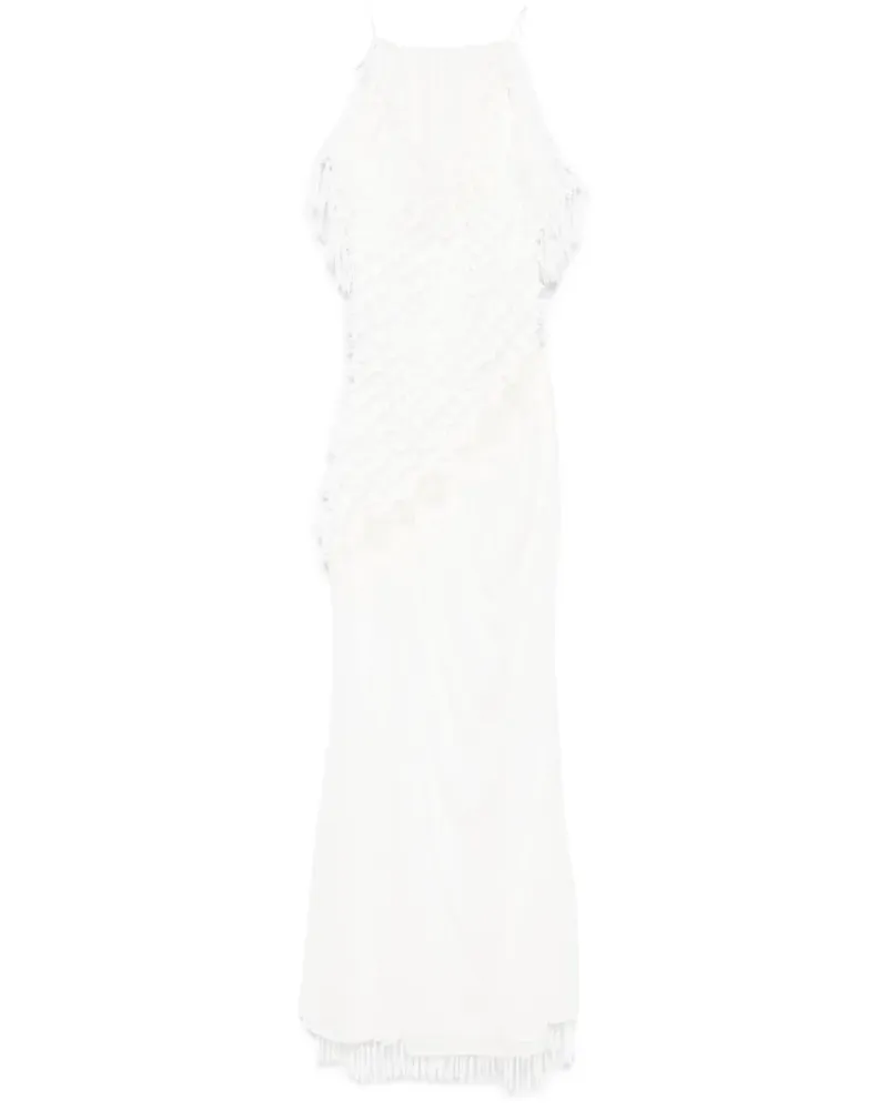 Christopher Esber Urchin Midikleid - Weiß Weiß